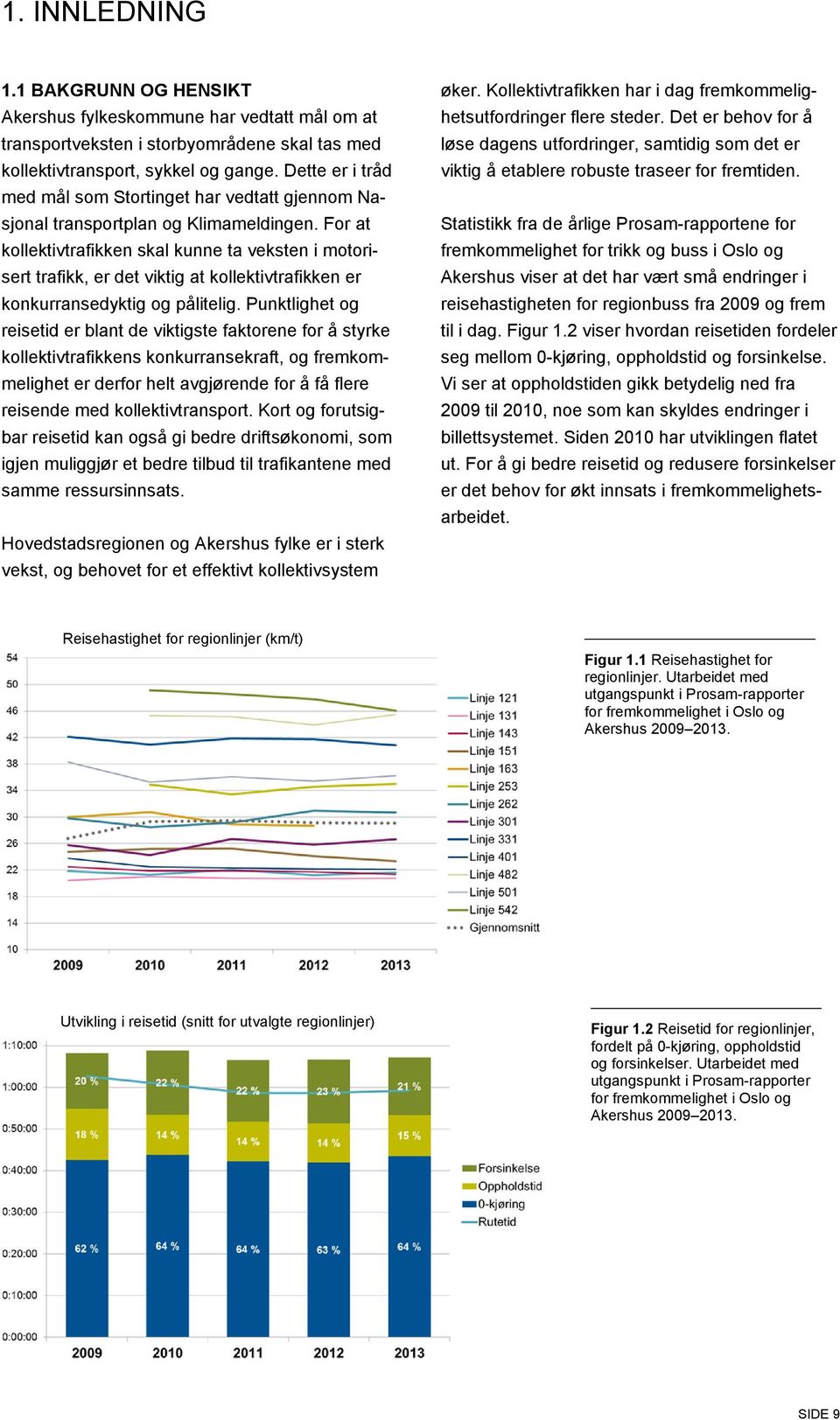 For at kollektivtrafikken skal kunne ta veksten i motorisert trafikk, er det viktig at kollektivtrafikken er konkurransedyktig og pålitelig.