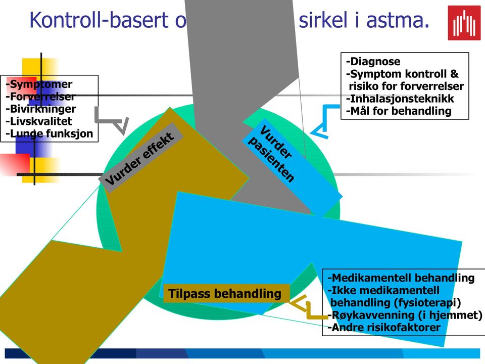 pasiete -Diagose -Symptom kotroll & risiko for forverrelser -Ihalasjostekikk -Mål for