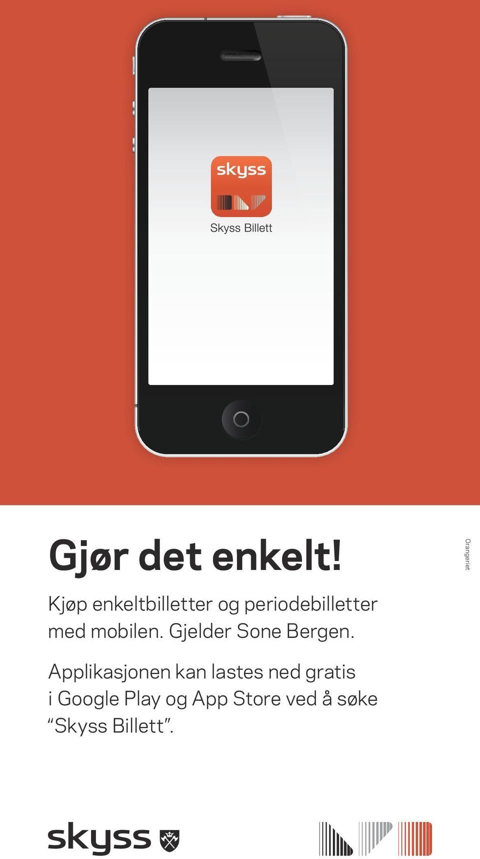 periodebilletter med mobilen.