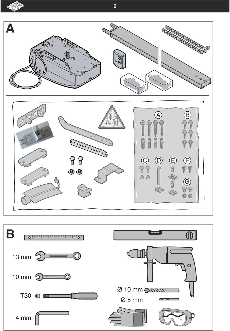 T30 Ø 10 mm Ø 5