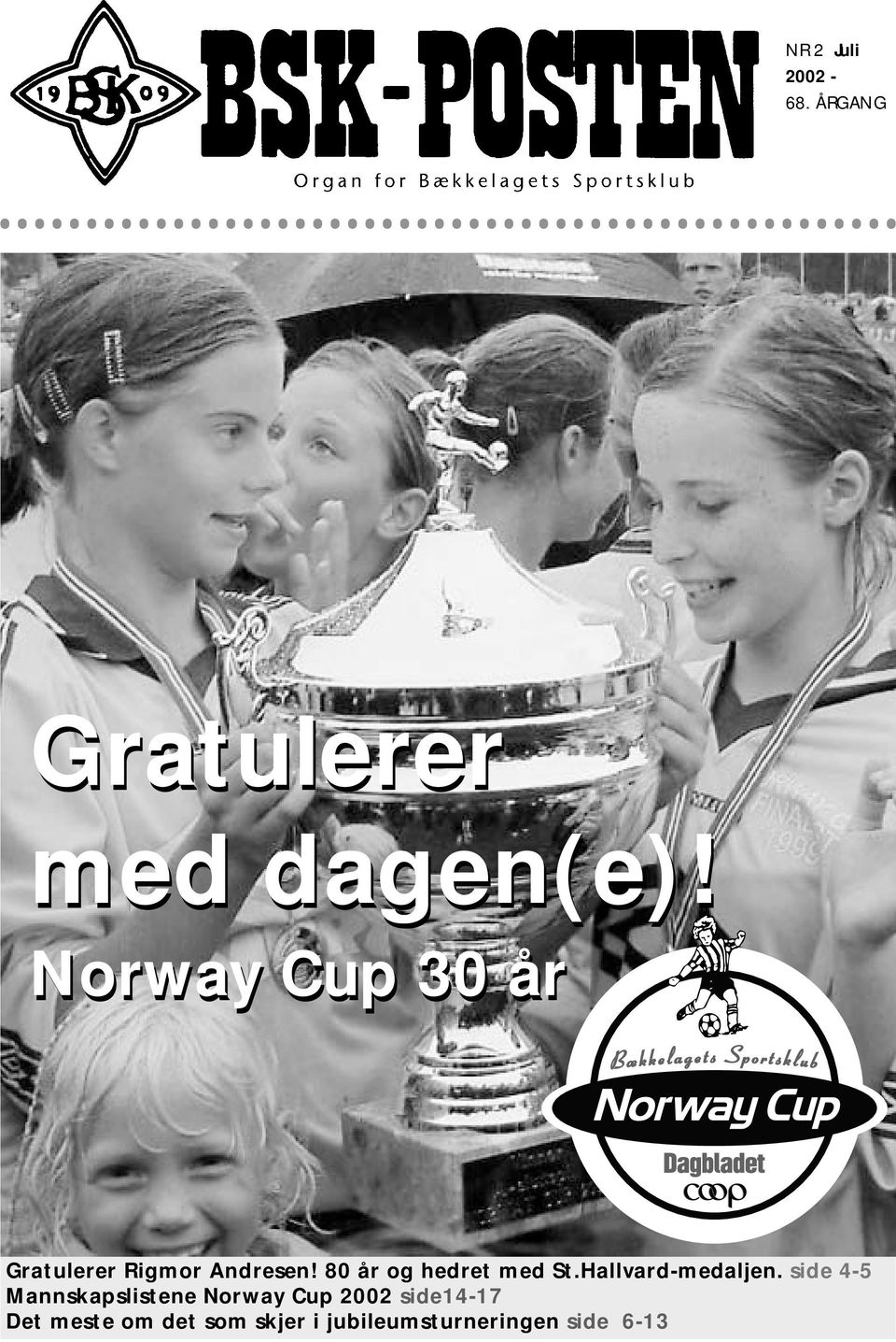 80 år og hedret med St.Hallvard-medaljen.