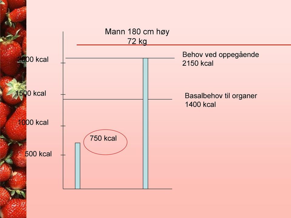 1500 kcal 1000 kcal 500 kcal 750