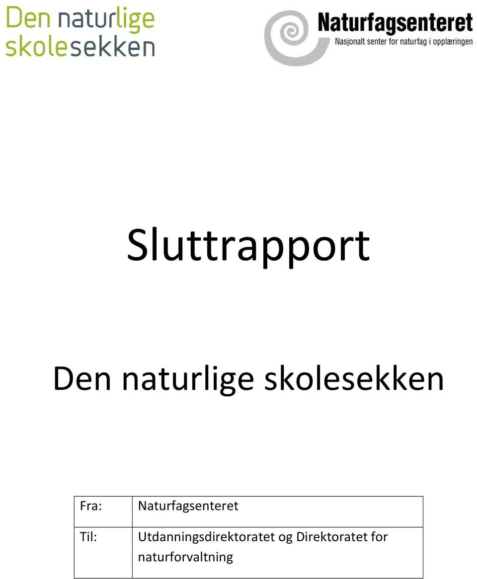 Naturfagsenteret