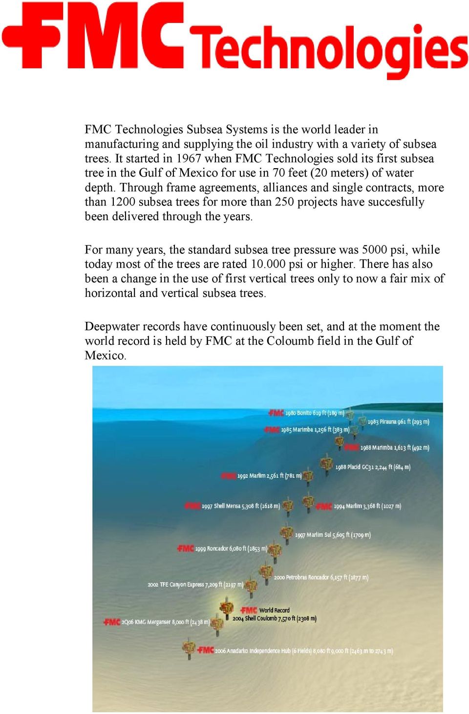 Through frame agreements, alliances and single contracts, more than 100 subsea trees for more than 0 projects have succesfully been delivered through the years.