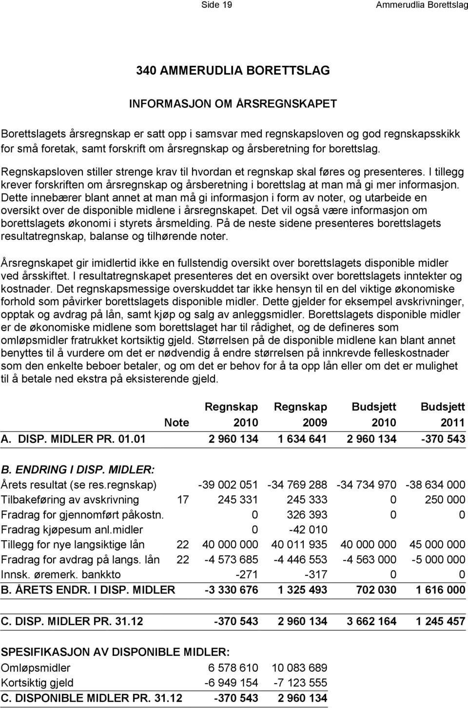 I tillegg krever forskriften om årsregnskap og årsberetning i borettslag at man må gi mer informasjon.