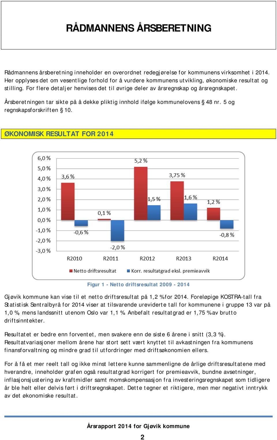 Årsberetningen tar sikte på å dekke pliktig innhold ifølge kommunelovens 48 nr. 5 og regnskapsforskriften 10.