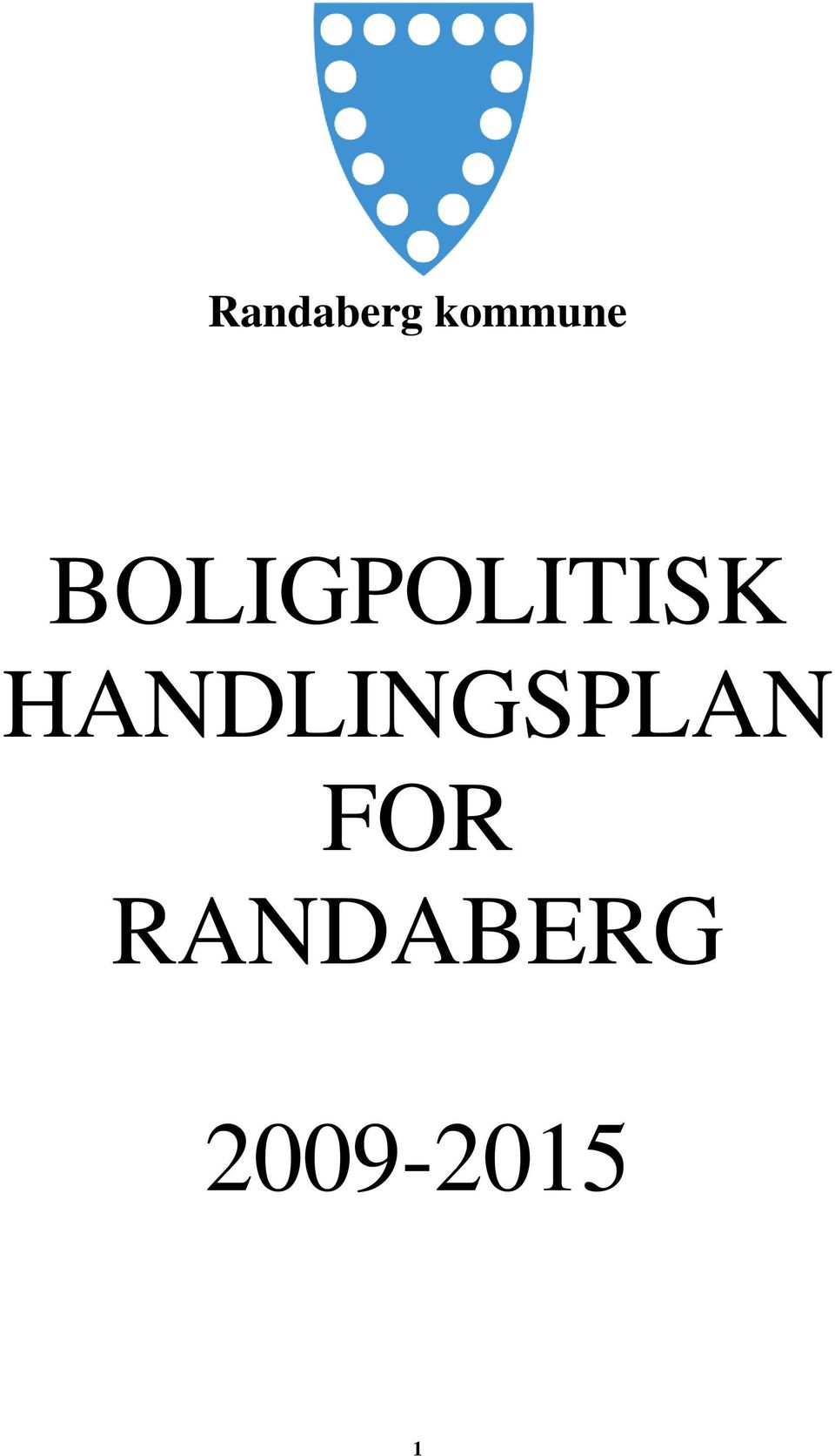 HANDLINGSPLAN FOR