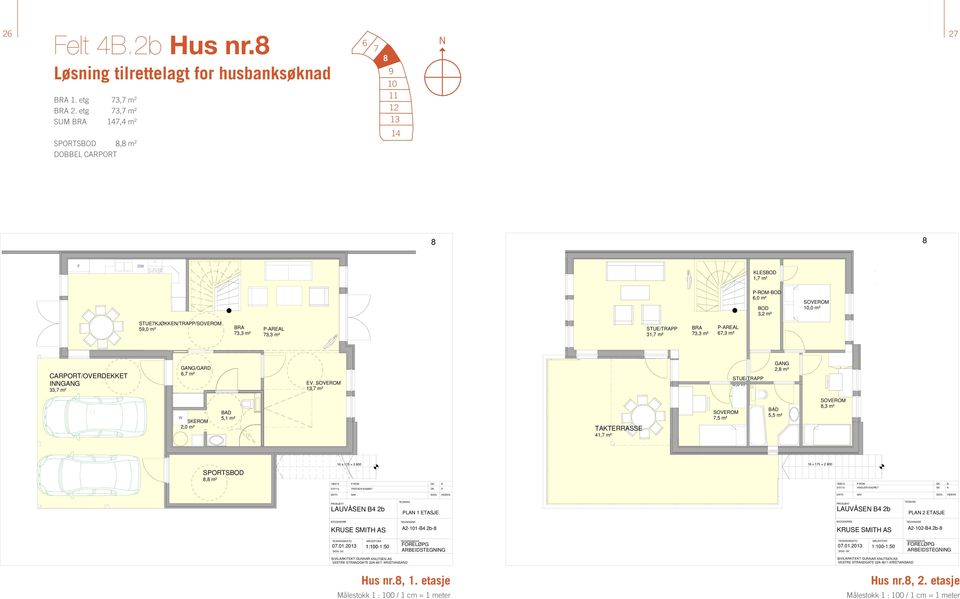 m² STUE/TRAPP 31, m² 3,3 m²,3 m² CARPORT/OVERDEKKET INNGANG 33, m² GANG/GARD, m² EV.