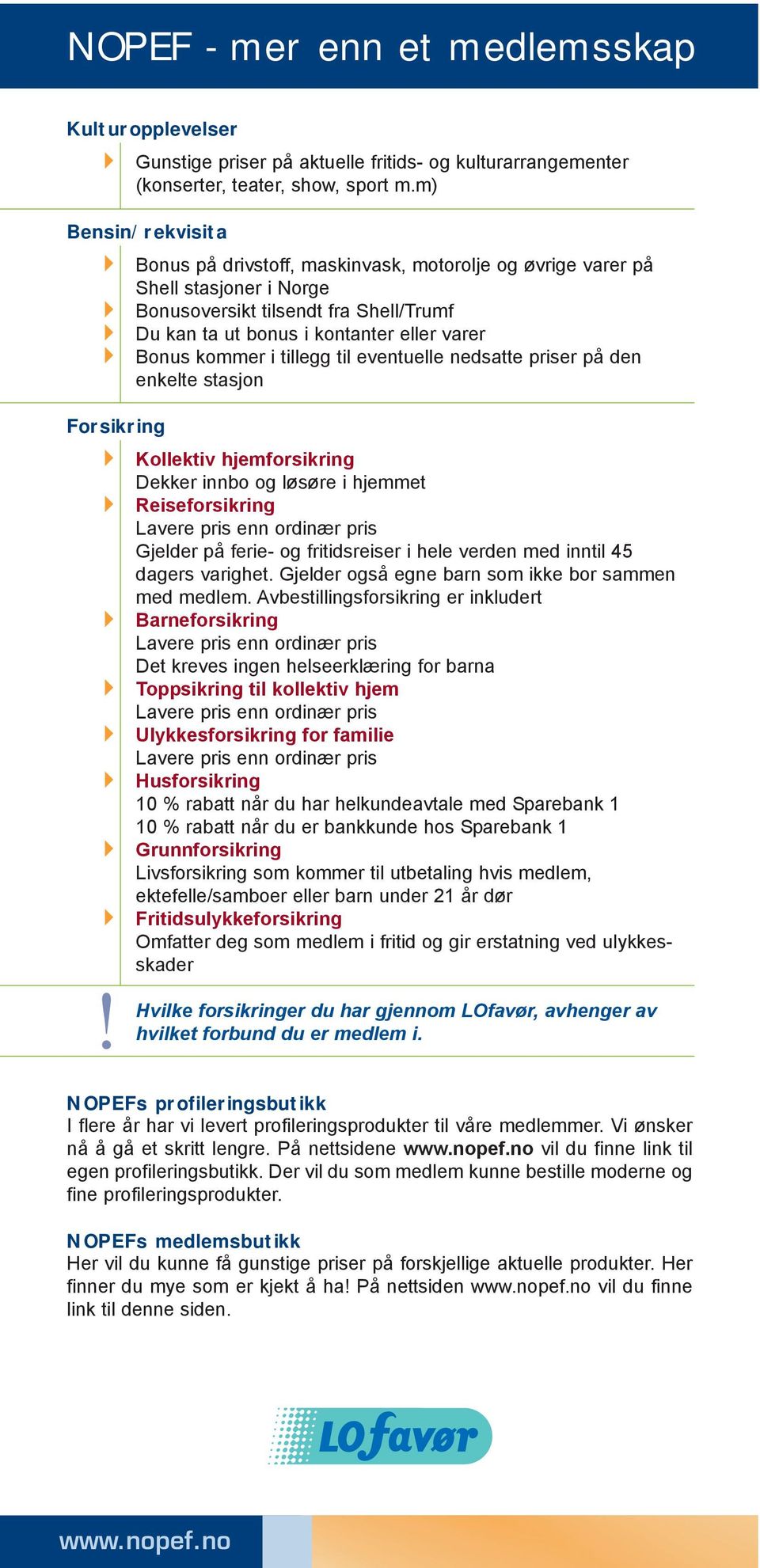 i tillegg til eventuelle nedsatte priser på den enkelte stasjon Forsikring Kollektiv hjemforsikring Dekker innbo og løsøre i hjemmet Reiseforsikring Lavere pris enn ordinær pris Gjelder på ferie- og