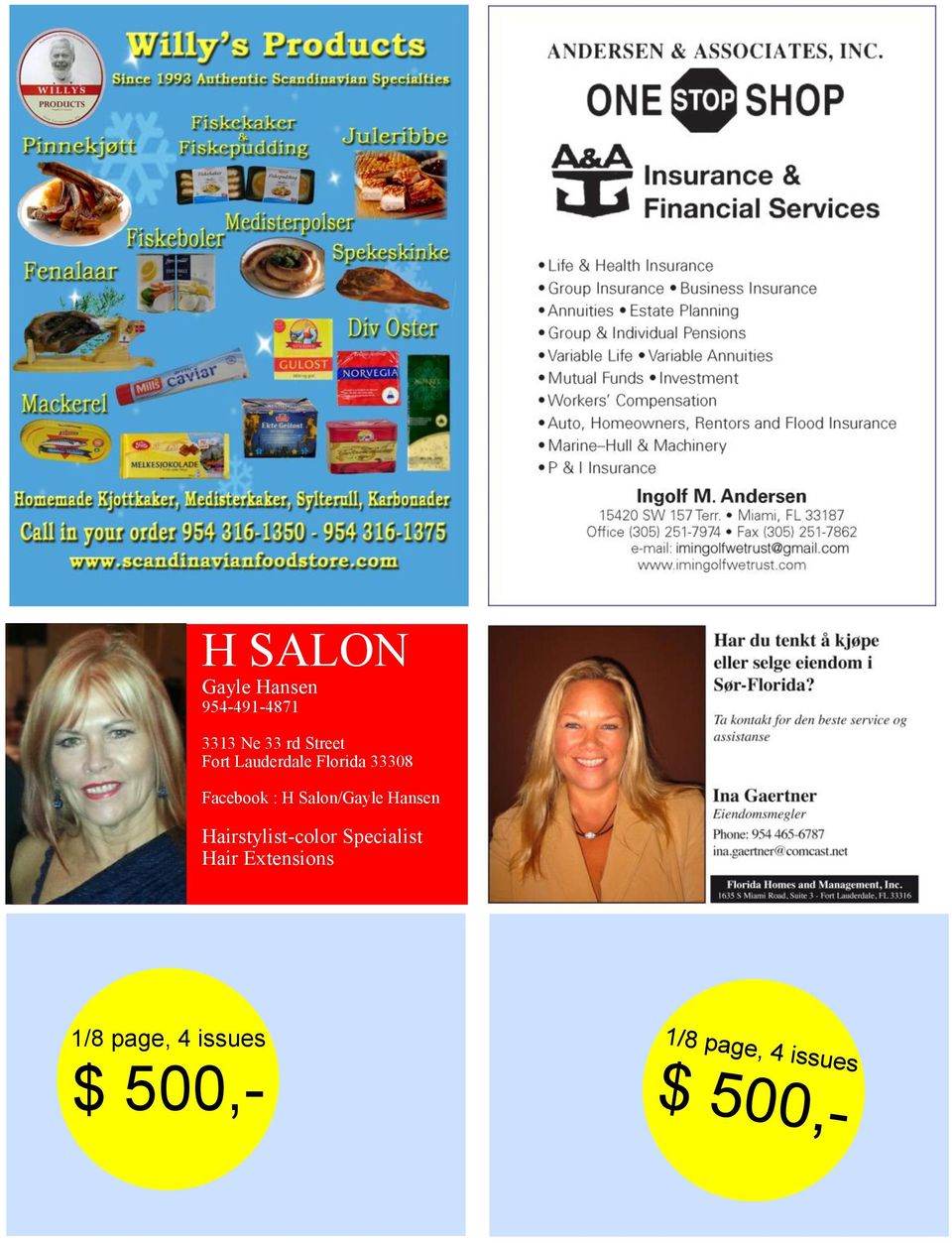 Facebook : H Salon/Gayle Hansen