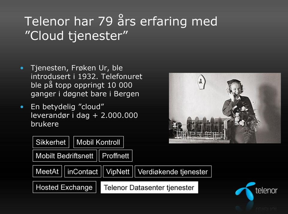 cloud leverandør i dag + 2.000.