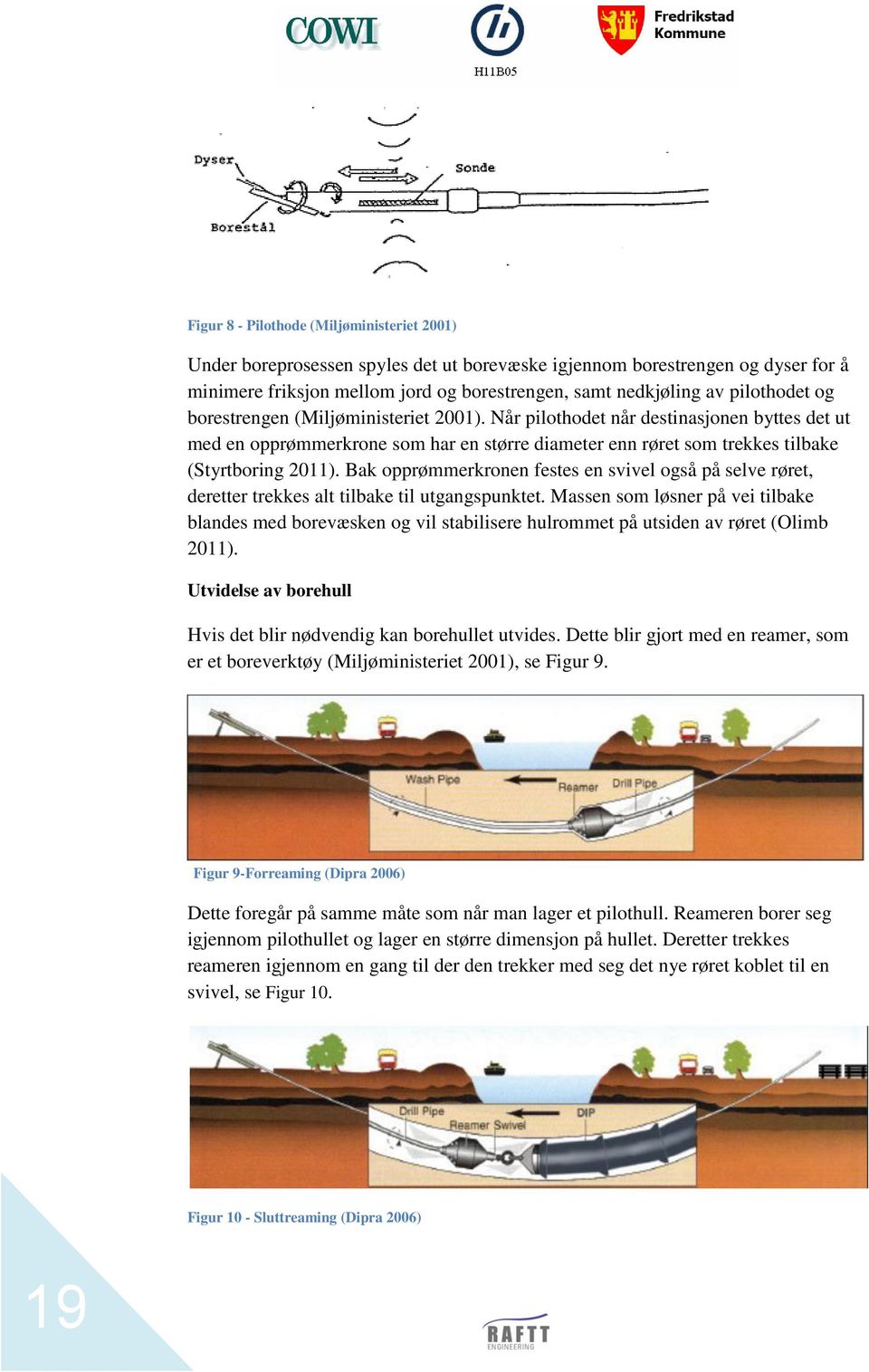 Bak opprømmerkronen festes en svivel også på selve røret, deretter trekkes alt tilbake til utgangspunktet.