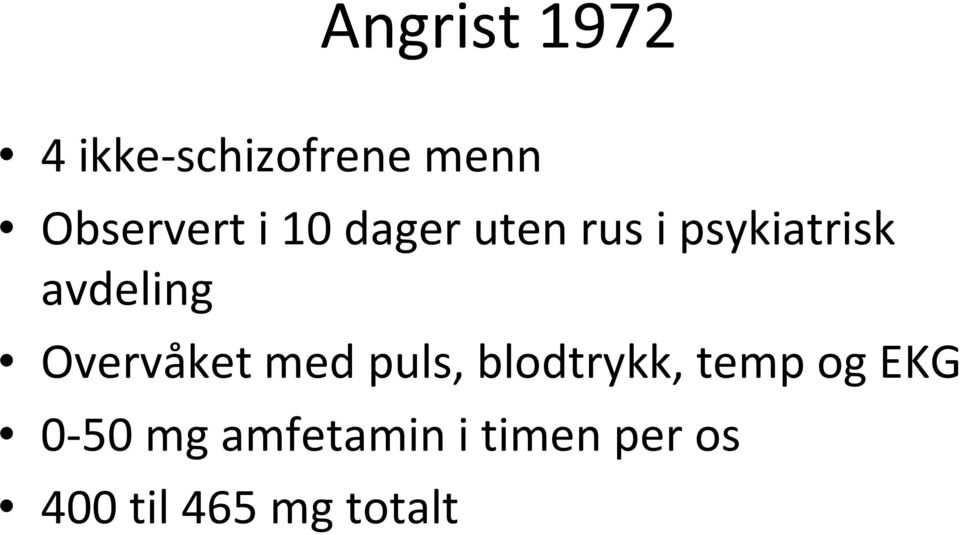 Overvåket med puls, blodtrykk, temp og EKG 0