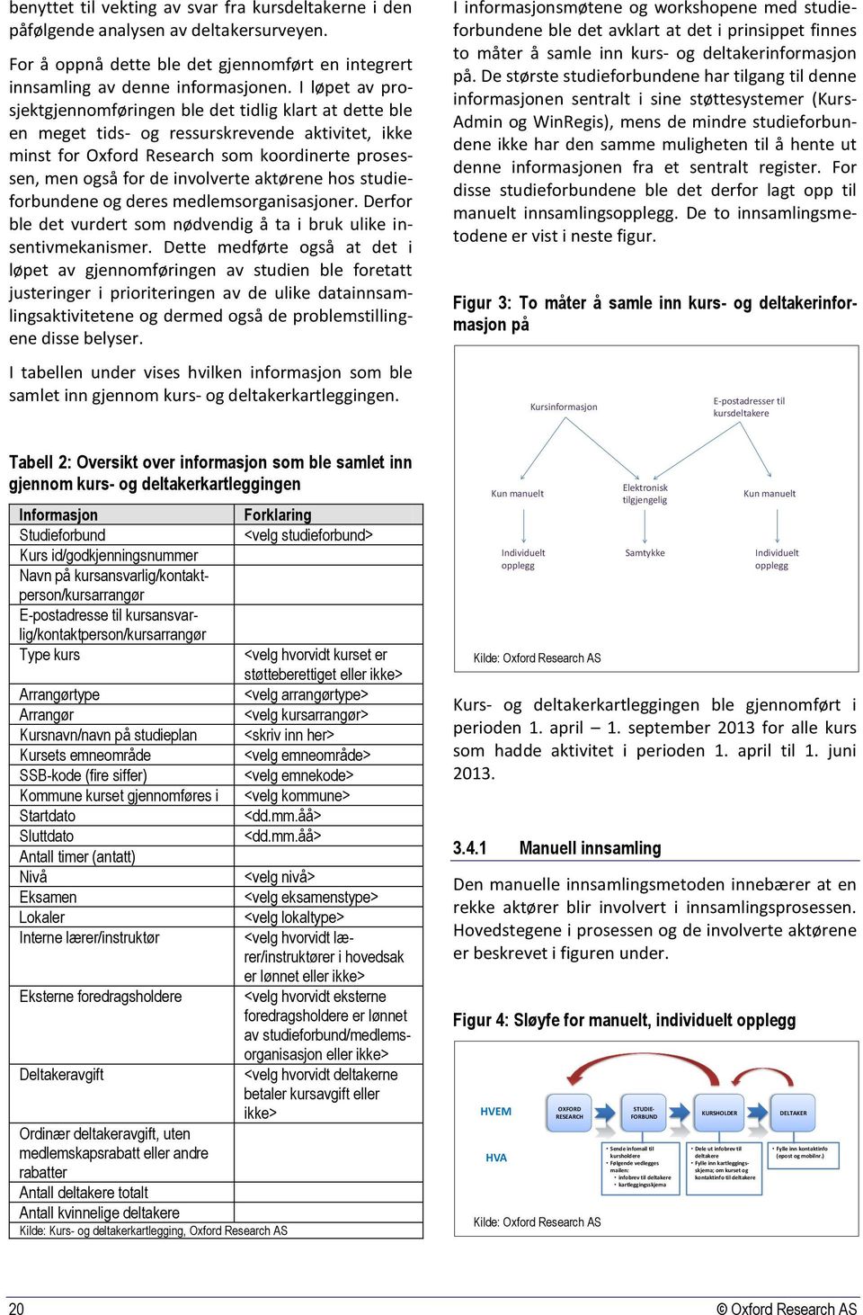 aktørene hos studieforbundene og deres medlemsorganisasjoner. Derfor ble det vurdert som nødvendig å ta i bruk ulike insentivmekanismer.