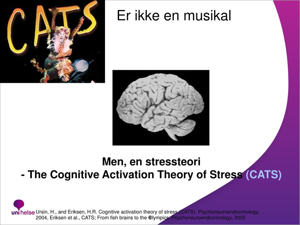 Cognitive activation theory of stress (CATS).
