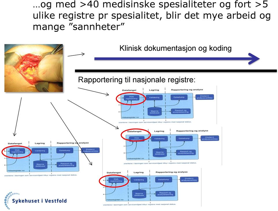 arbeid og mange sannheter Klinisk