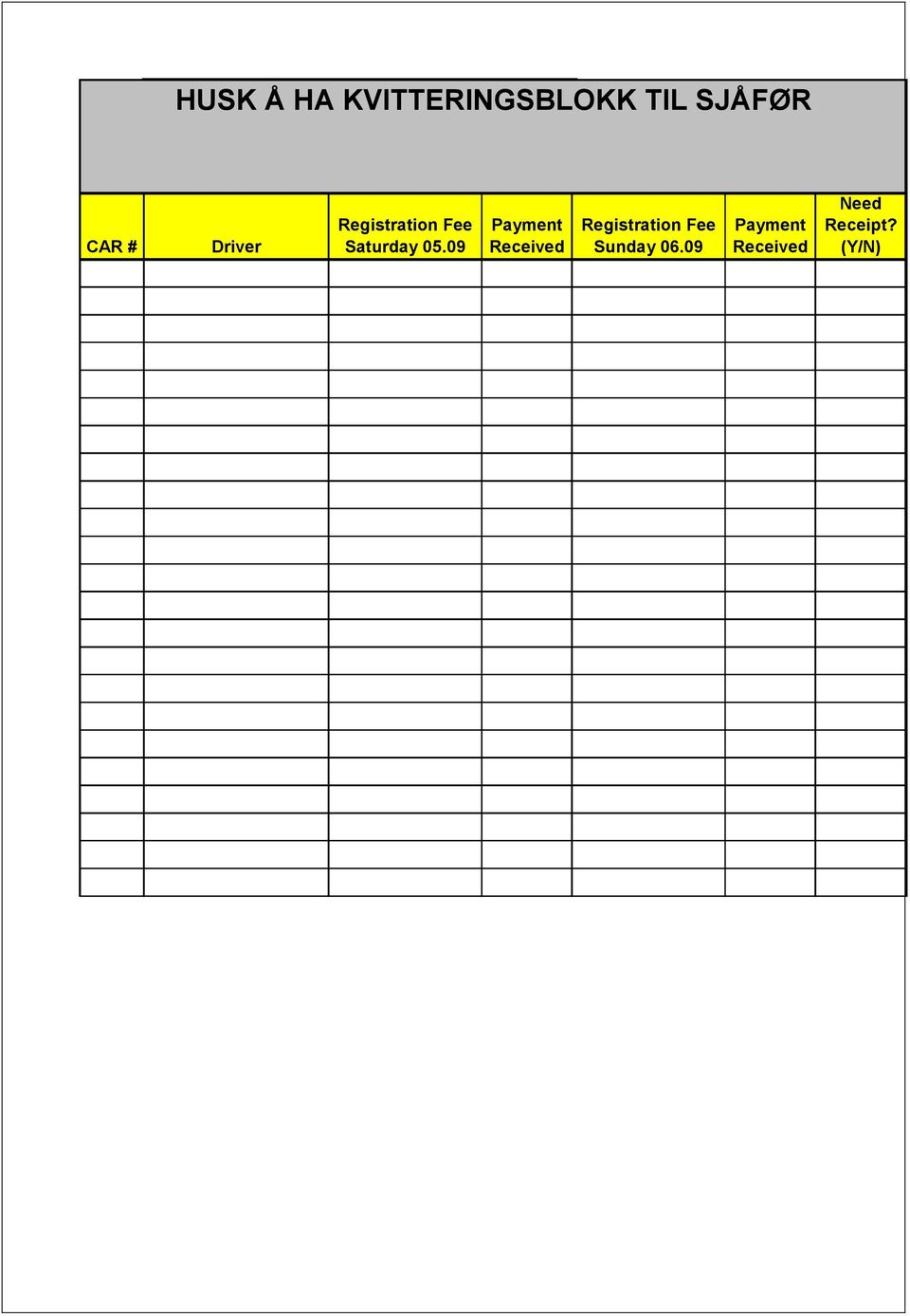 9 Payment Received Registration Fee