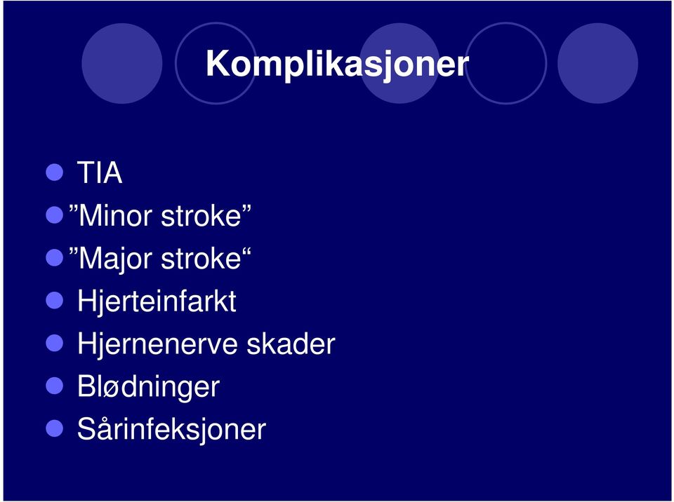 Hjerteinfarkt Hjernenerve