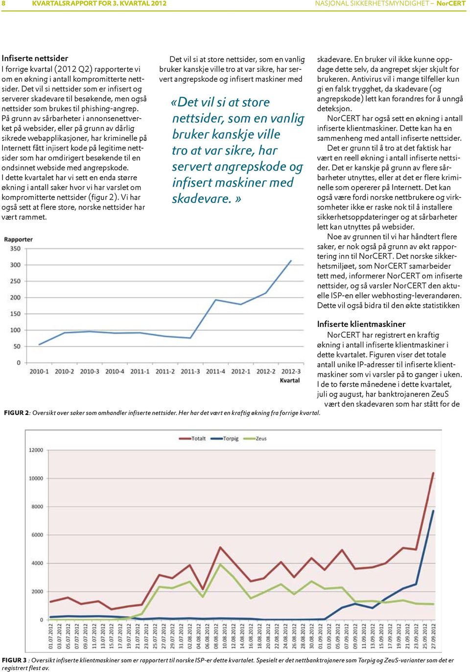 På grunn av sårbarheter i annonsenettverket på websider, eller på grunn av dårlig sikrede webapplikasjoner, har kriminelle på Internett fått injisert kode på legitime nettsider som har omdirigert