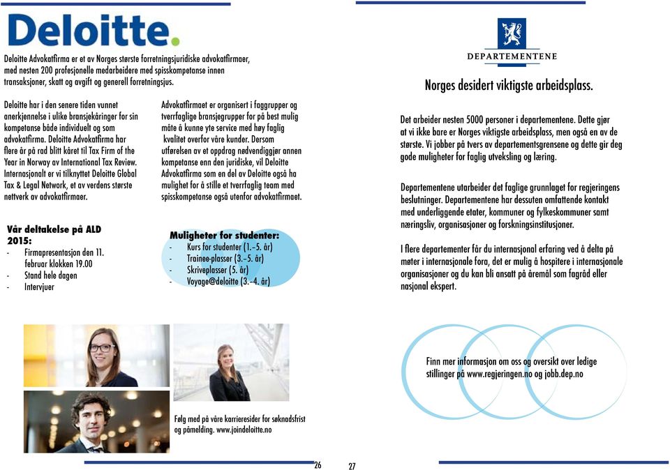 Deloitte Advokatfirma har flere år på rad blitt kåret til Tax Firm of the Year in Norway av International Tax Review.