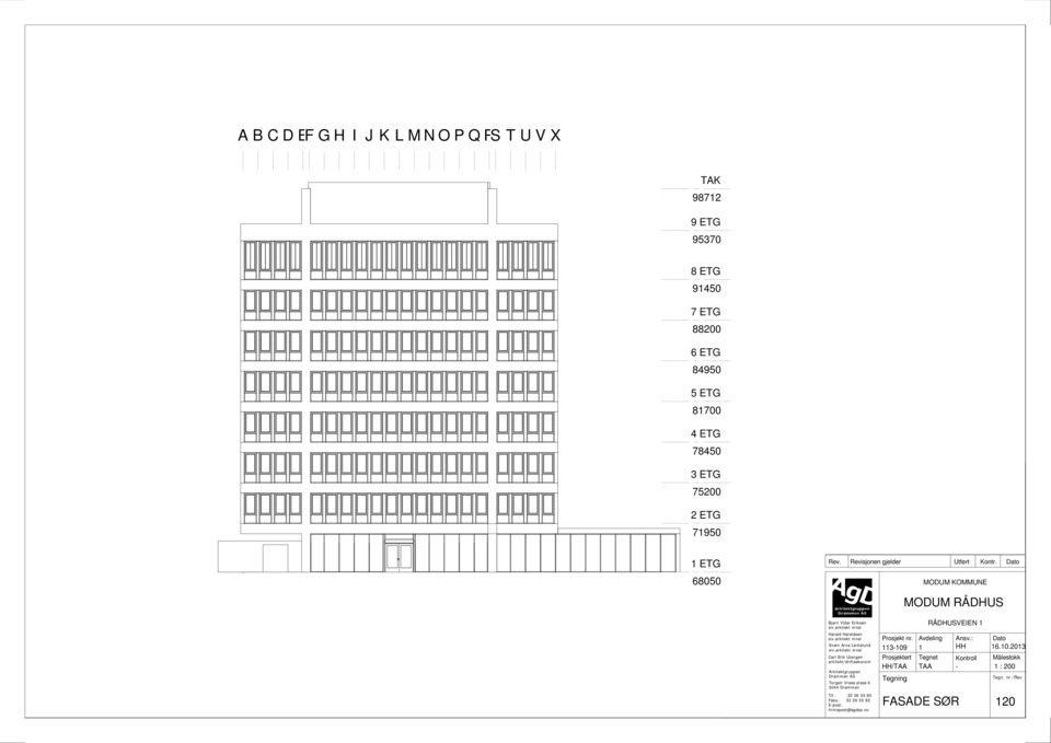 arkitekt mnal Carl Erik Utengen arkitekt/driftsøkonom Arkitektgruppen Drammen AS Torgeir Vraas plass 6 3044 Drammen Tlf.: 32 26 55 80 Faks.