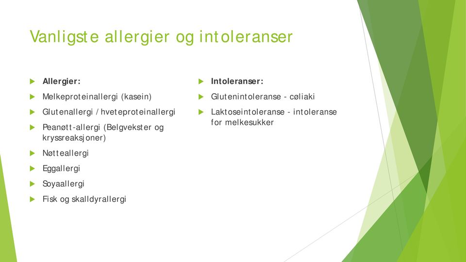 /hveteproteinallergi Peanøtt-allergi (Belgvekster og kryssreaksjoner)