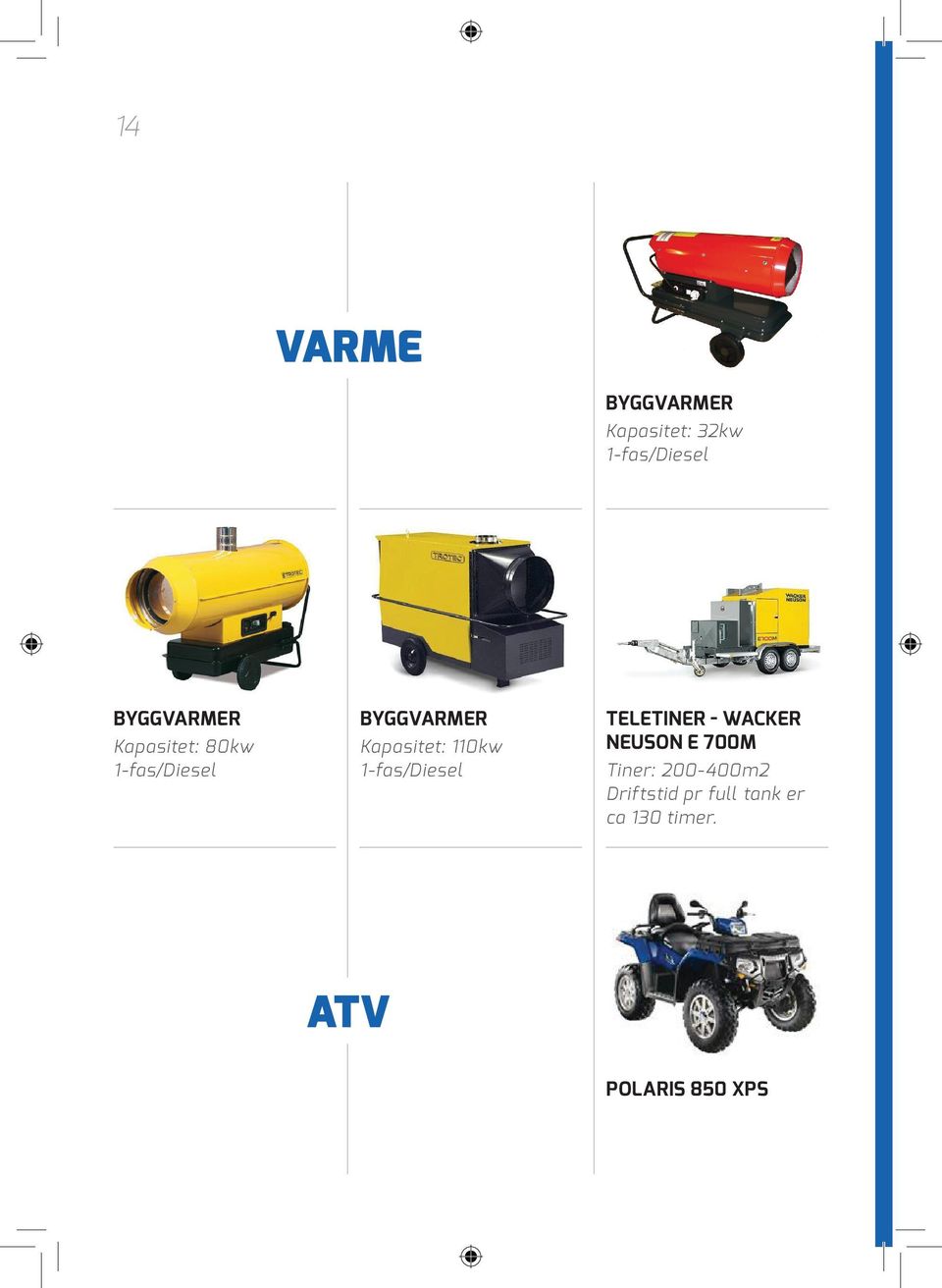 1-fas/Diesel Teletiner - Wacker Neuson E 700M Tiner: