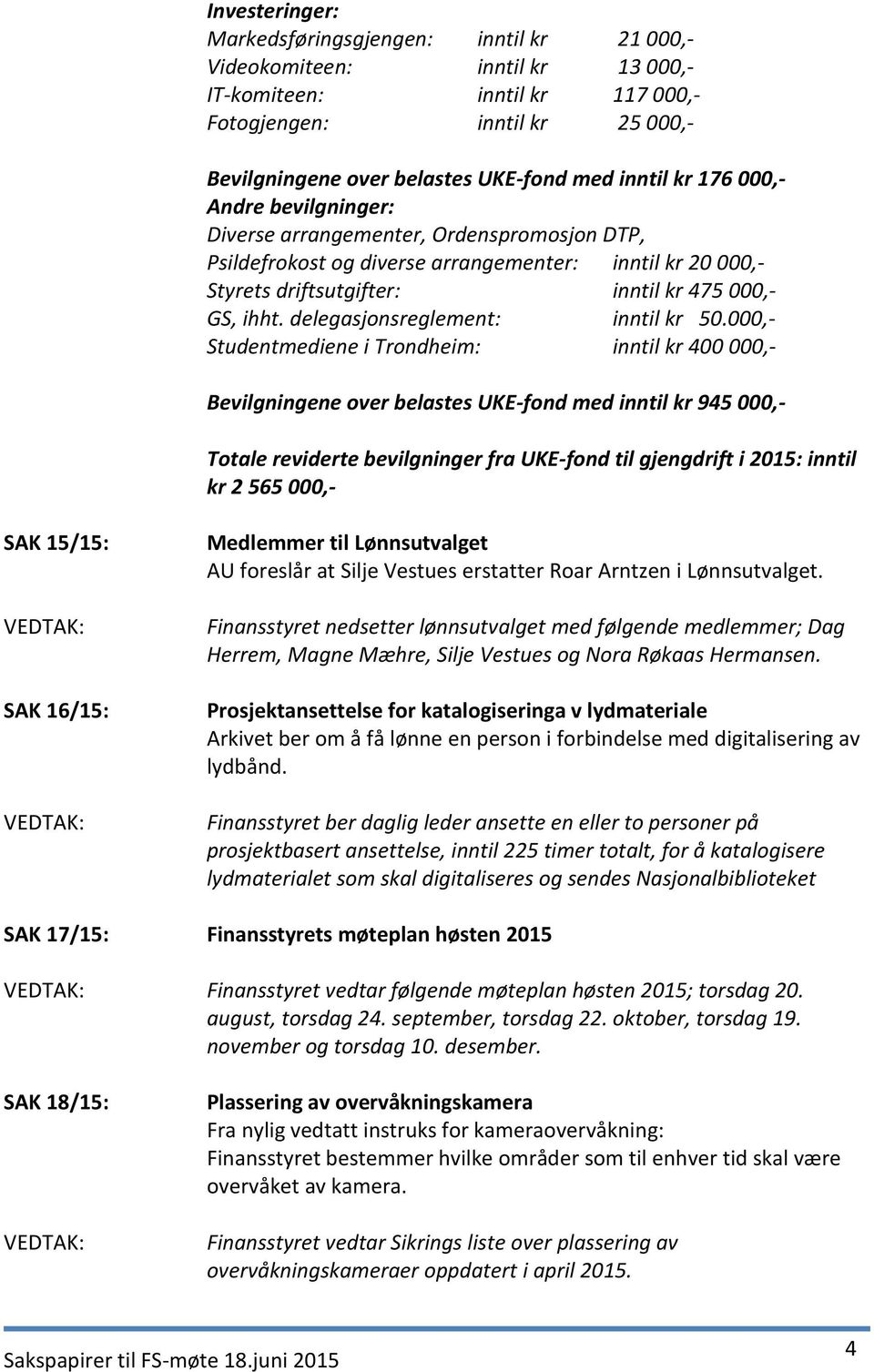 delegasjonsreglement: inntil kr 50.