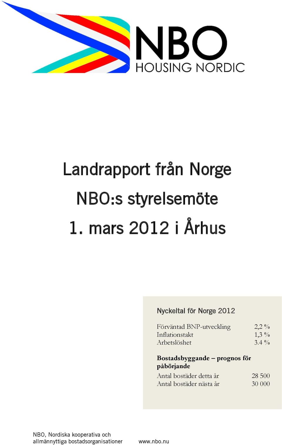 Inflationstakt 1,3 % Arbetslöshet 3.