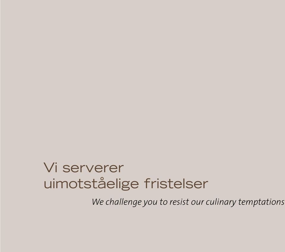 fristelser We