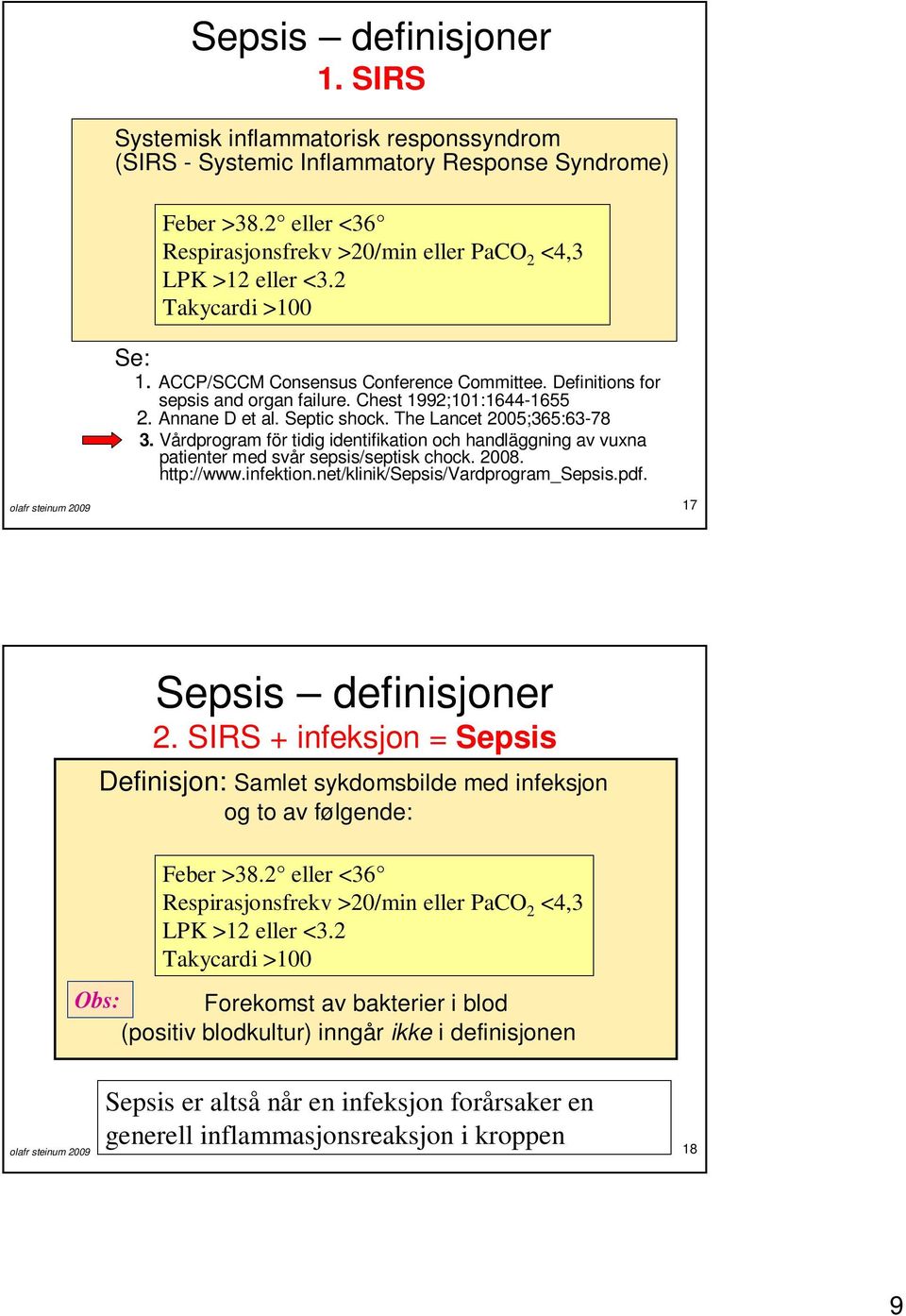 Vårdprogram för tidig identifikation och handläggning av vuxna patienter med svår sepsis/septisk chock. 2008. http://www.infektion.net/klinik/sepsis/vardprogram_sepsis.pdf.