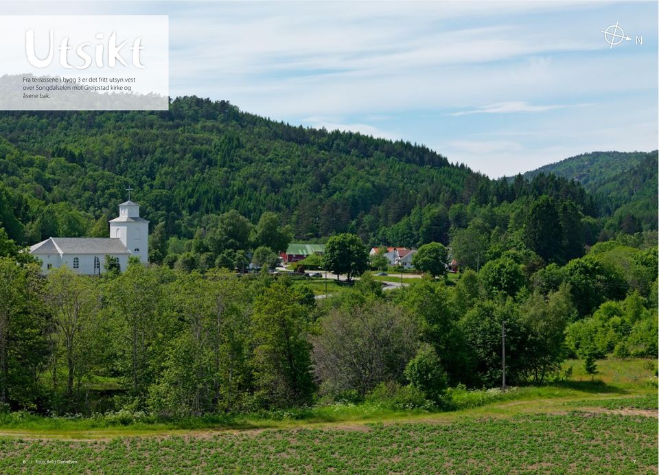 Songdalselen mot Greipstad kirke