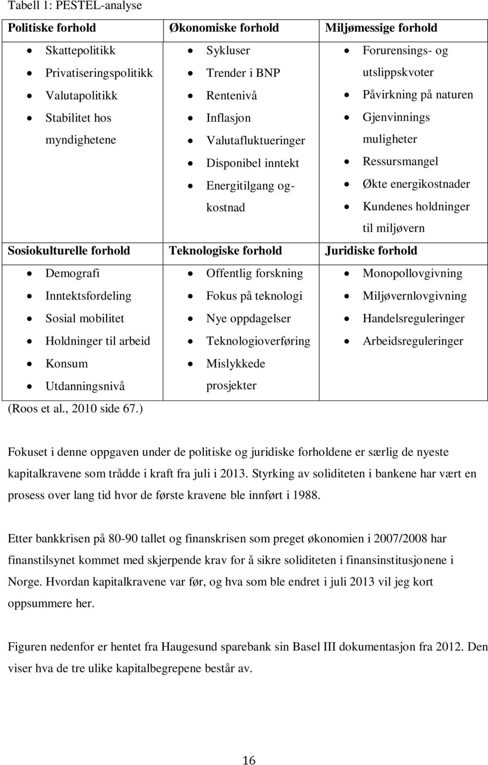 Kundenes holdninger til miljøvern Sosiokulturelle forhold Teknologiske forhold Juridiske forhold Demografi Offentlig forskning Monopollovgivning Inntektsfordeling Fokus på teknologi