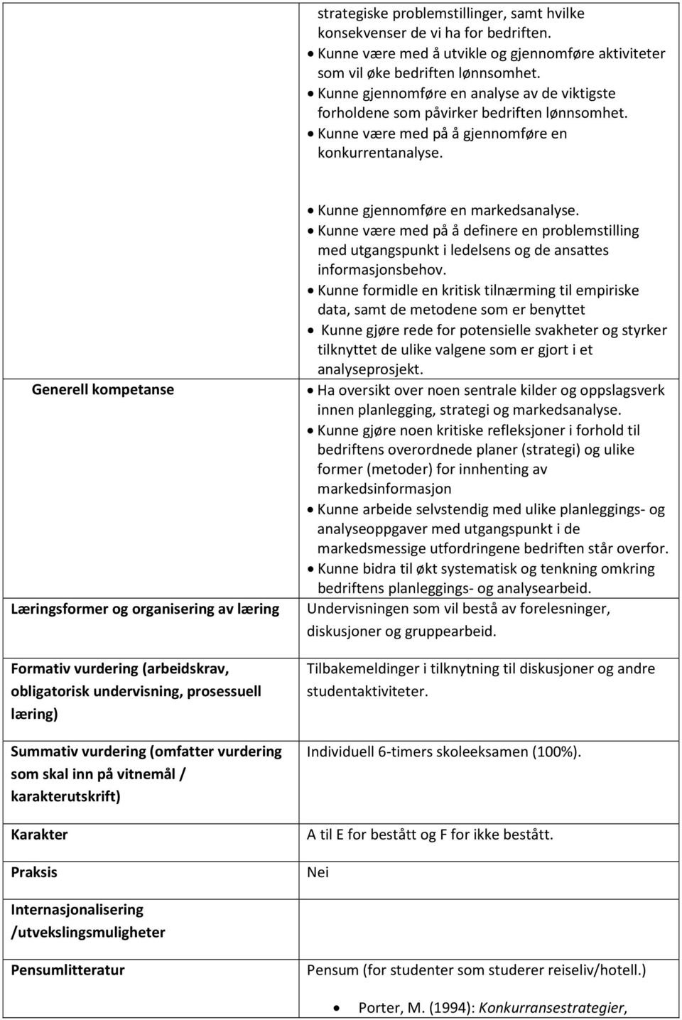 Kunne være med på å definere en problemstilling med utgangspunkt i ledelsens og de ansattes informasjonsbehov.