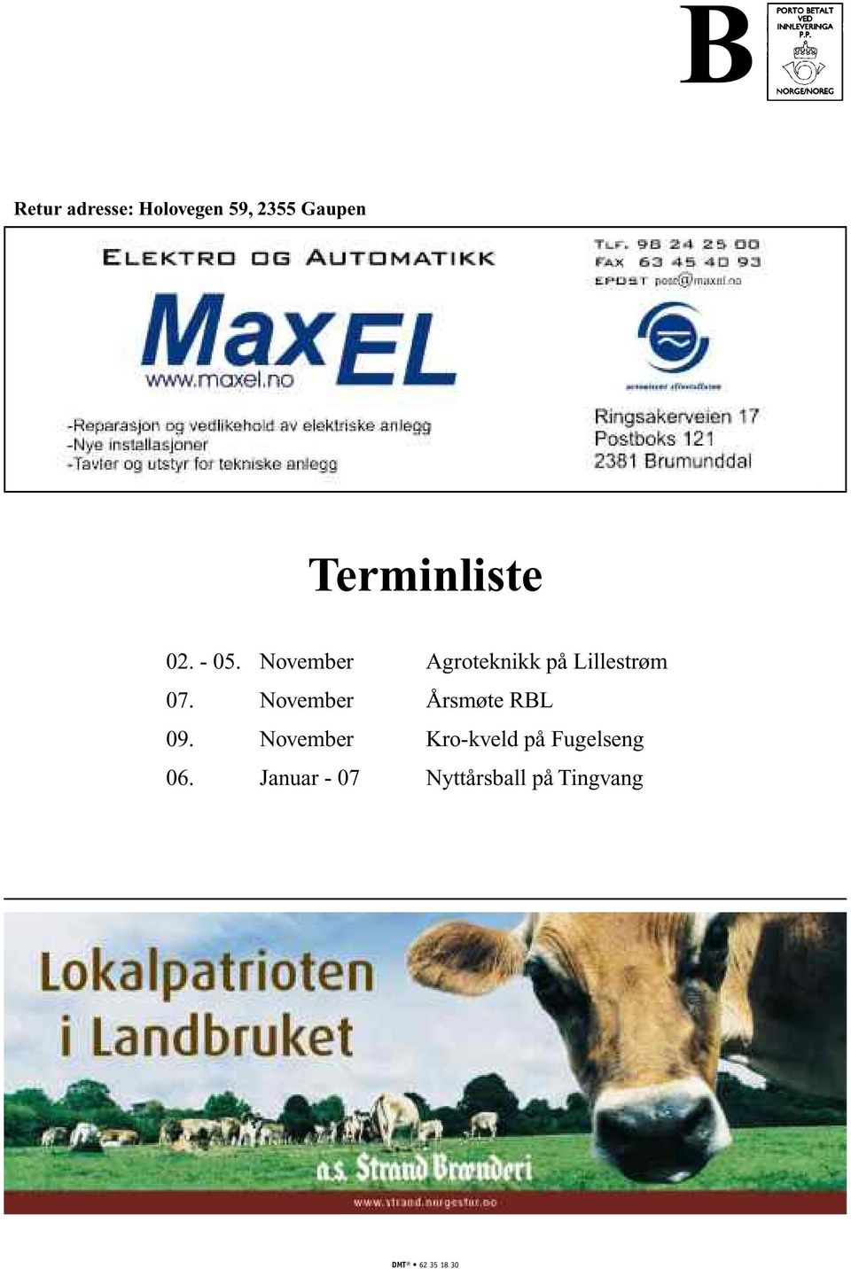 November Agroteknikk på Lillestrøm 07.