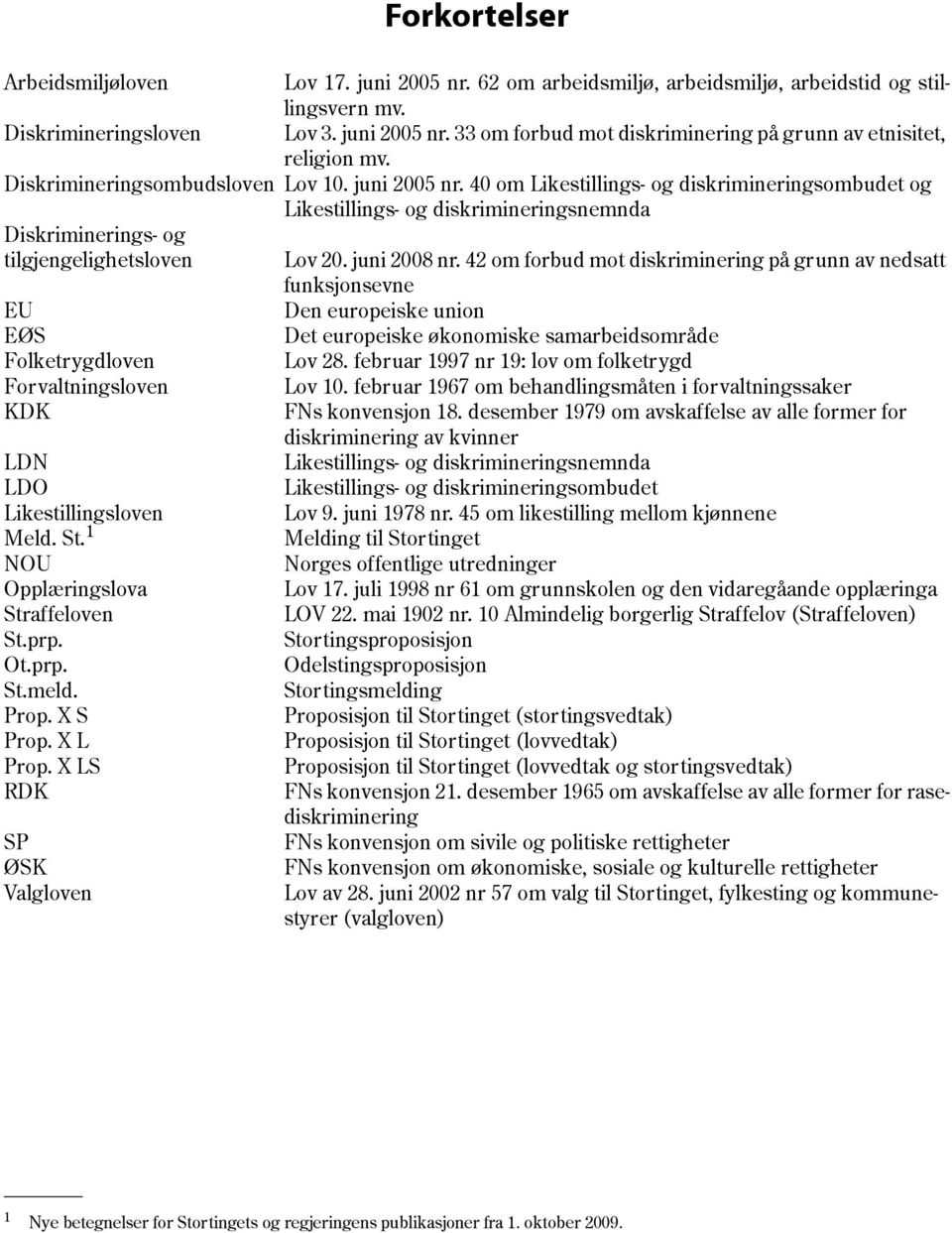 40 om Likestillings- og diskrimineringsombudet og Likestillings- og diskrimineringsnemnda Diskriminerings- og tilgjengelighetsloven EU EØS Folketrygdloven Forvaltningsloven KDK LDN LDO