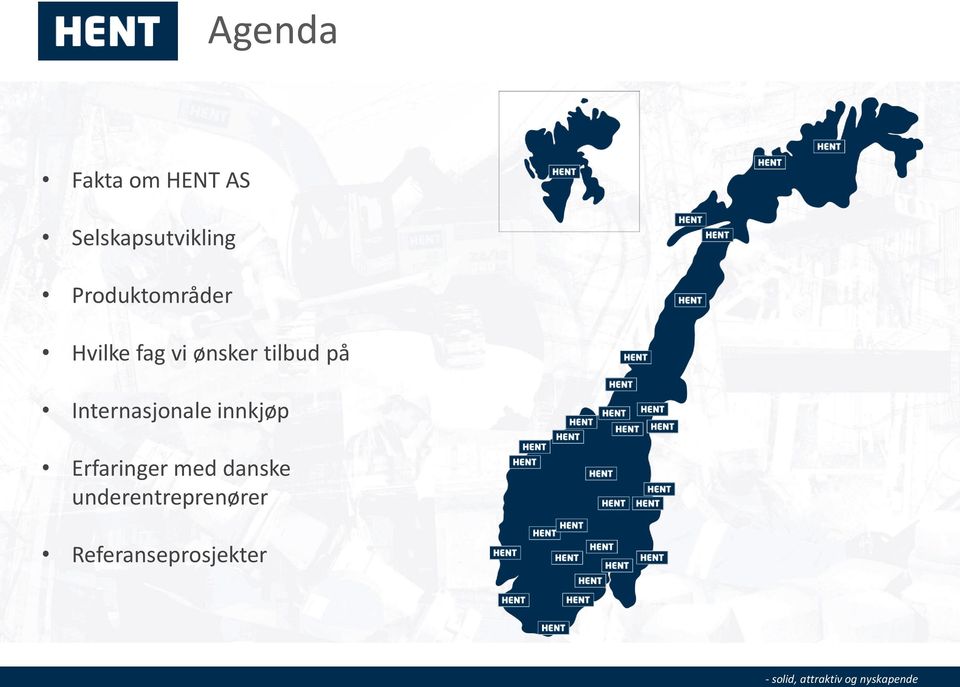 på Internasjonale innkjøp Erfaringer med