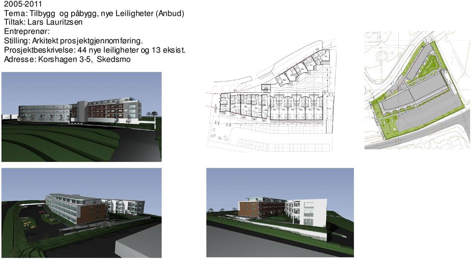 Arkitekt prosjektgjennomføring.