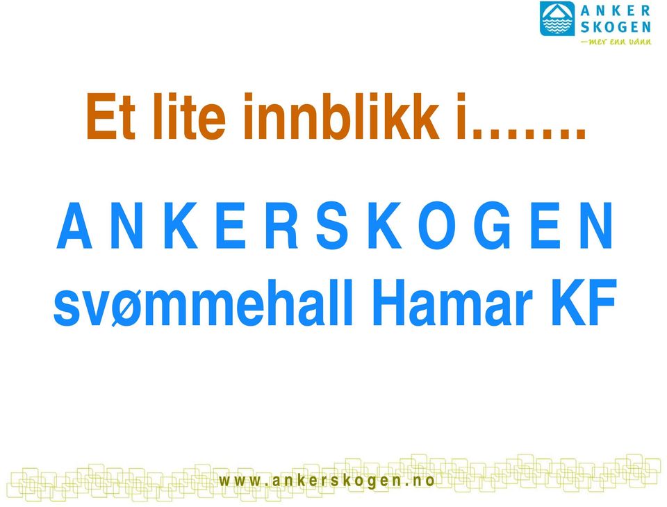 svømmehall Hamar KF w w