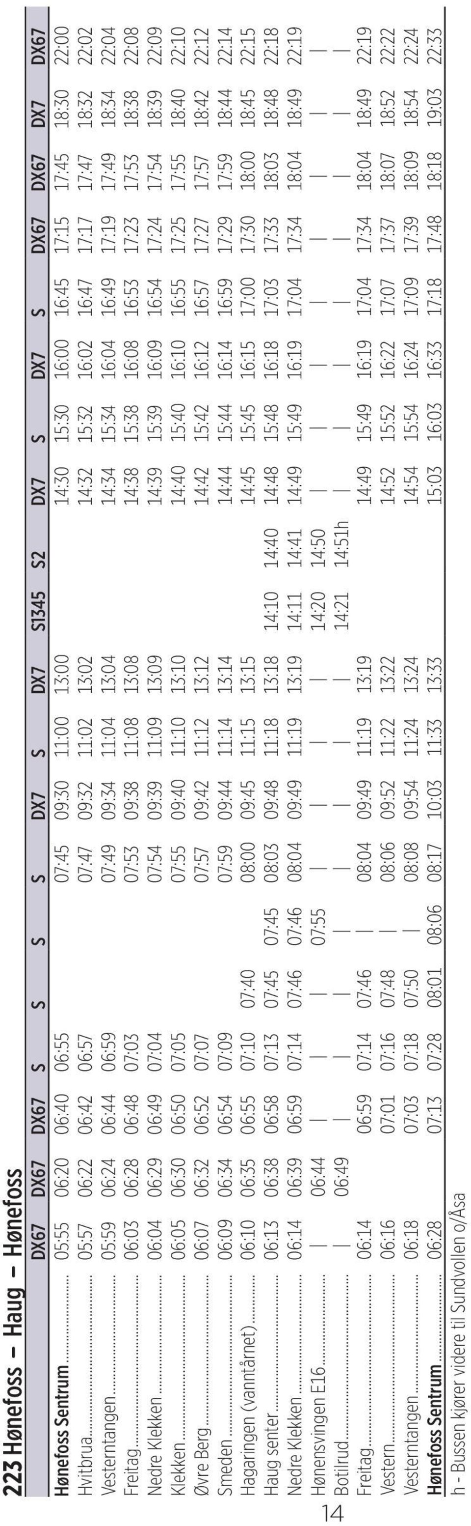 .. 05:57 06:22 06:42 06:57 07:47 09:32 11:02 13:02 14:32 15:32 16:02 16:47 17:17 17:47 18:32 22:02 Vesterntangen.