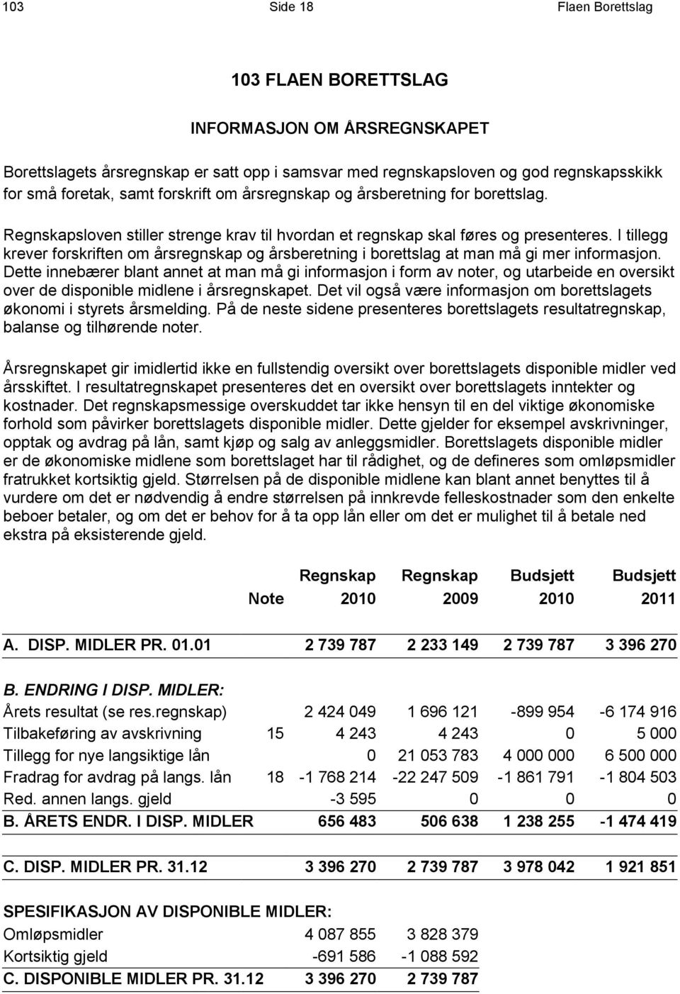 I tillegg krever forskriften om årsregnskap og årsberetning i borettslag at man må gi mer informasjon.