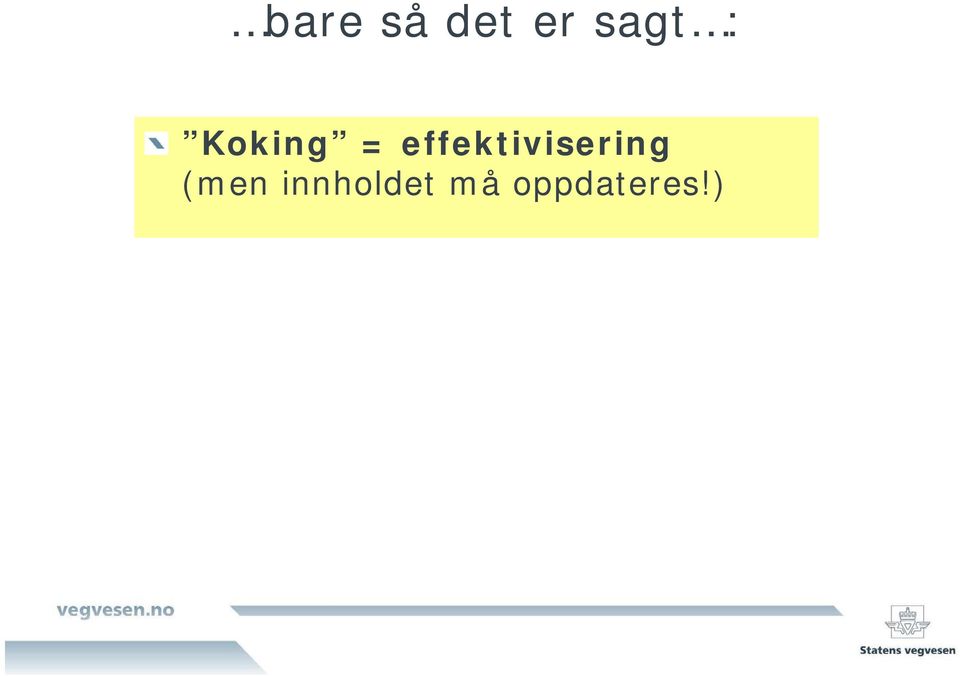 effektivisering