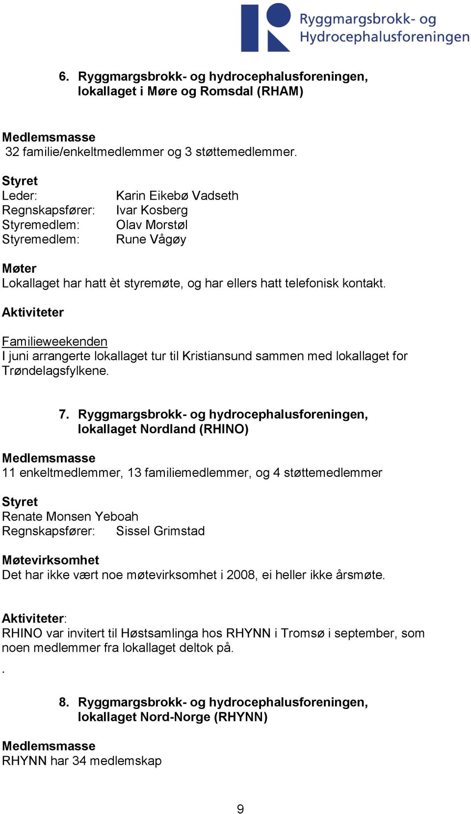 Familieweekenden I juni arrangerte lokallaget tur til Kristiansund sammen med lokallaget for Trøndelagsfylkene. 7.