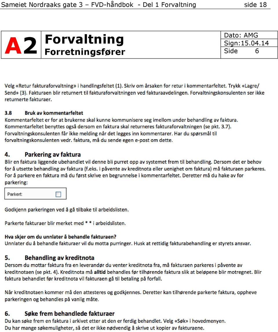 side 18 A2 Forvaltning