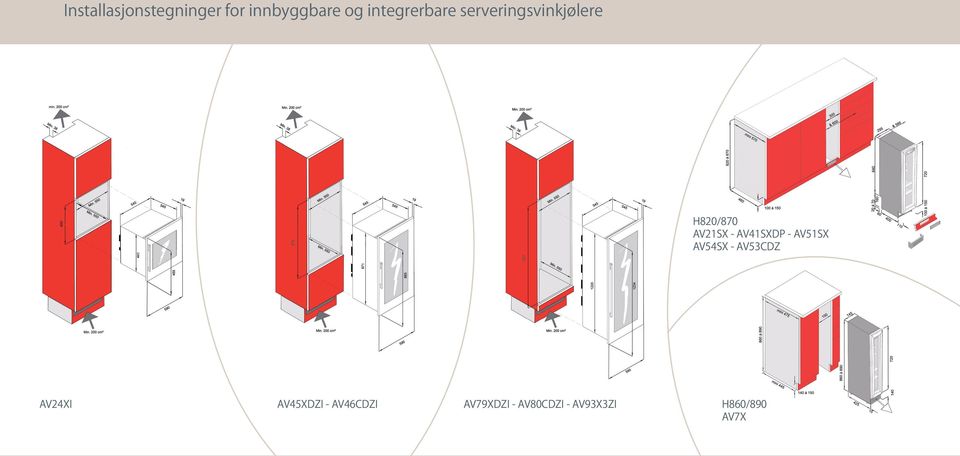 AV21SX - AV41SXDP - AV51SX AV54SX - AV53CDZ AV24XI