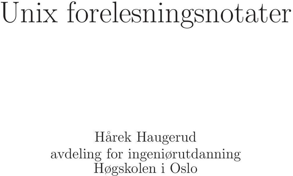 Hårek Haugerud