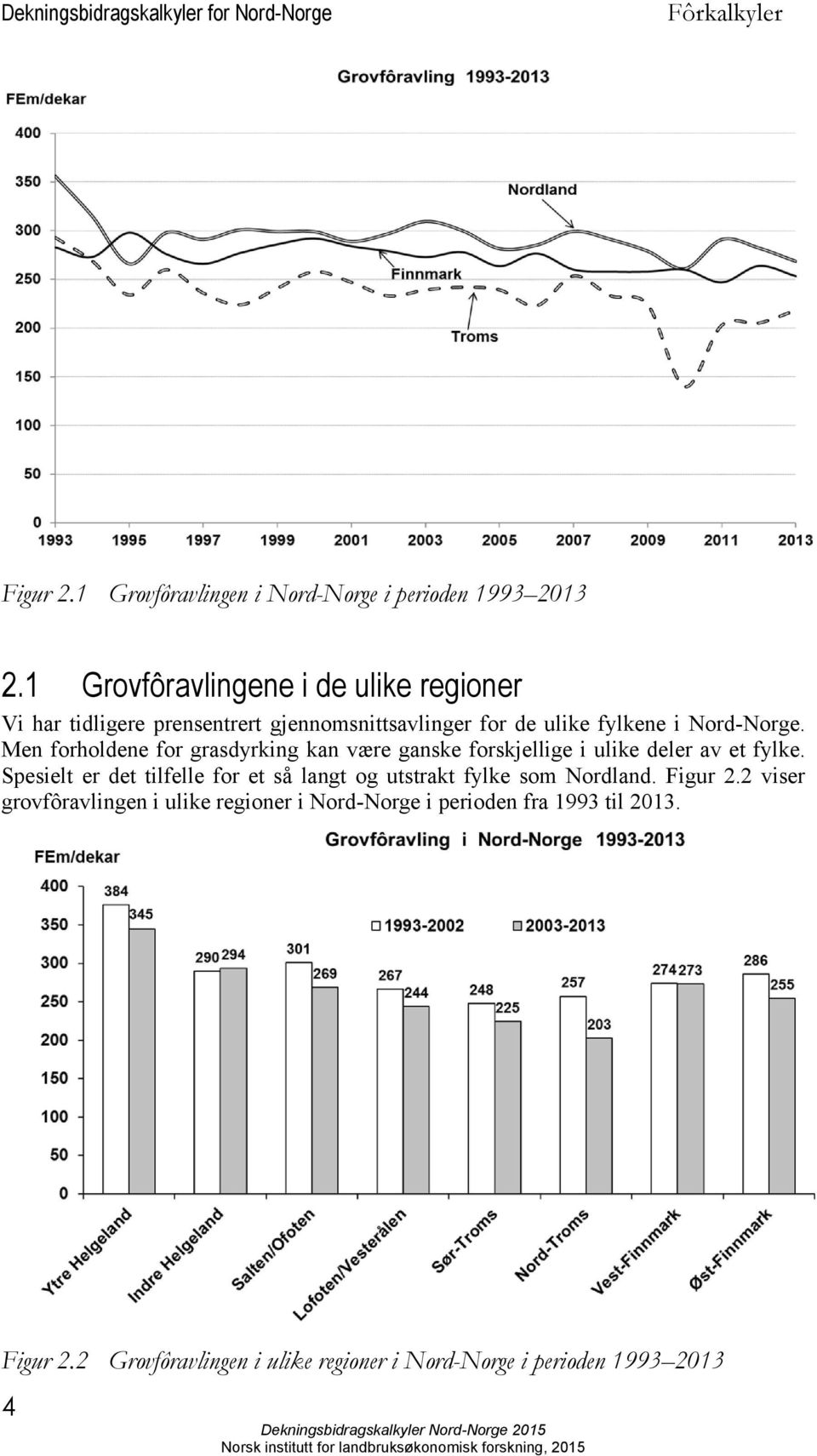 Men forholdene for grasdyrking kan være ganske forskjellige i ulike deler av et fylke.