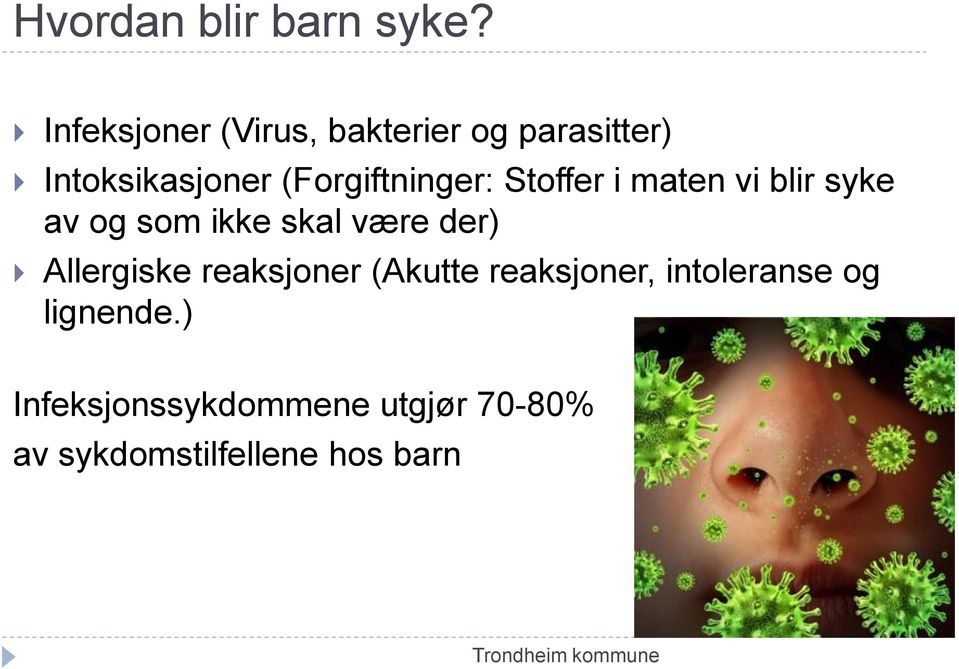 (Forgiftninger: Stoffer i maten vi blir syke av og som ikke skal være