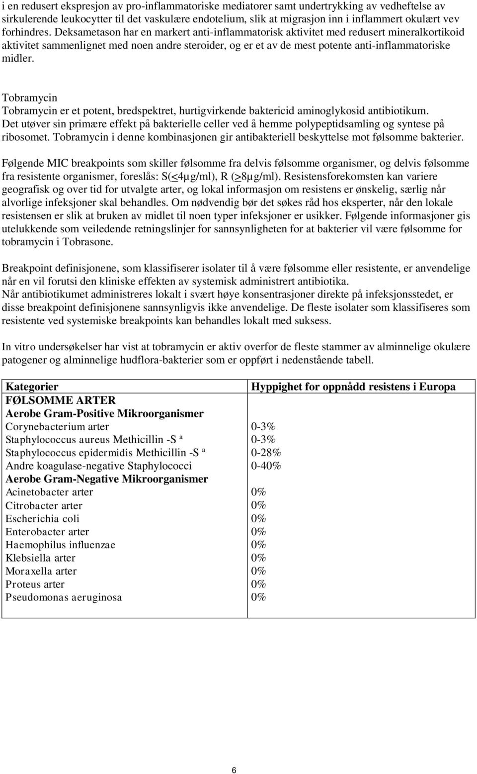 Deksametason har en markert anti-inflammatorisk aktivitet med redusert mineralkortikoid aktivitet sammenlignet med noen andre steroider, og er et av de mest potente anti-inflammatoriske midler.