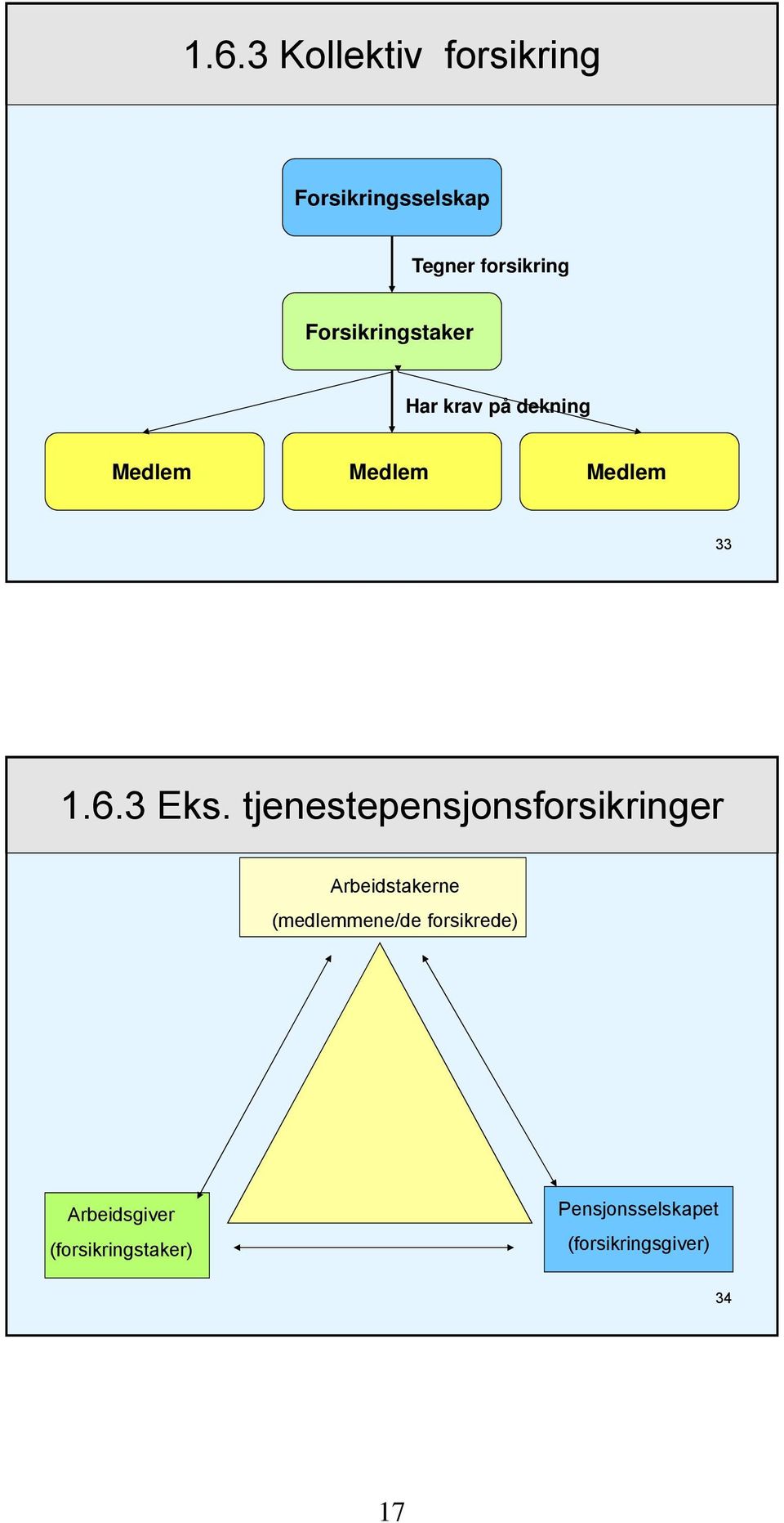 tjenestepensjonsforsikringer Arbeidstakerne (medlemmene/de forsikrede)